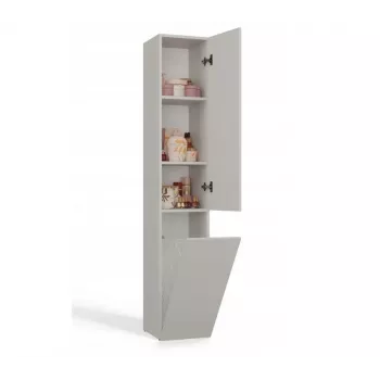 Armario de baño alto con cesta Top E Shop NEL IV Kaszmir