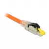 Conector de cable RJ45 DeLOCK 86485 negro plateado transparente amarillo