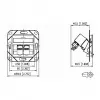 METZ CONNECT 130B12D21102-E - RJ-45 - 6a - -40 - 70 °C - Blanco - Acrilonitrilo butadieno estireno (ABS) - Zinc - GHMT - CE