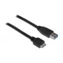 Cable de conexión USB 3.0 conector A a conector Micro B, negro, 0,2 m, Good Connections® (2710-MB002)