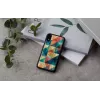 Funda para smartphone iKins para iPhone XR — funda protectora Mosaic negra