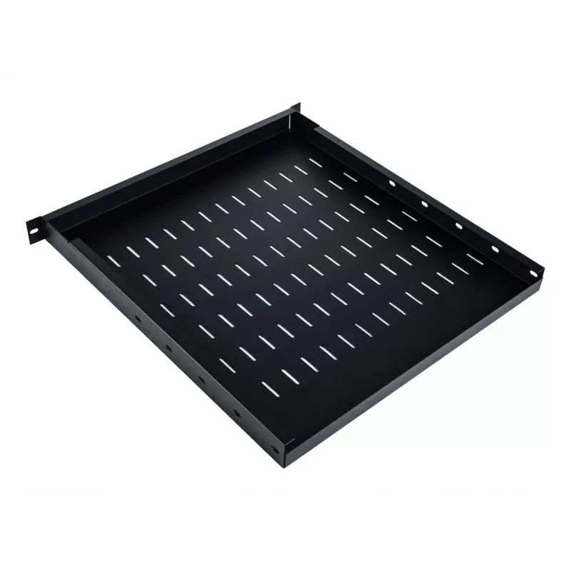 Bandeja para rack Digitus TN-19-5/9-1U-W-BK acero negro 19 pulgadas 500 mm de profundidad