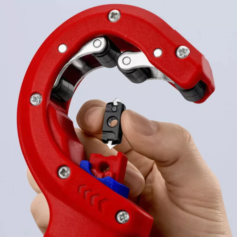 Cortatubos Knipex DPT50 90 23 02 BK — capacidad de corte 50 mm, modelo 90 23 02 BK