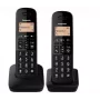 Teléfono KX-TGB612 Dect Duo negro Panasonic Kx-tgb 612