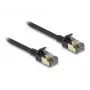 Cable de red DeLOCK RJ45 Cat.8.1 F/FTP Slim Pro 5 m negro