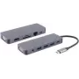 shiverpeaks ®-BASIC-S--USB-DOCK--Estación de acoplamiento multipuerto USB-C, 11 en 1, HDMI, VGA, PD, Hub, SD, LAN, AUX (BS14-05028)