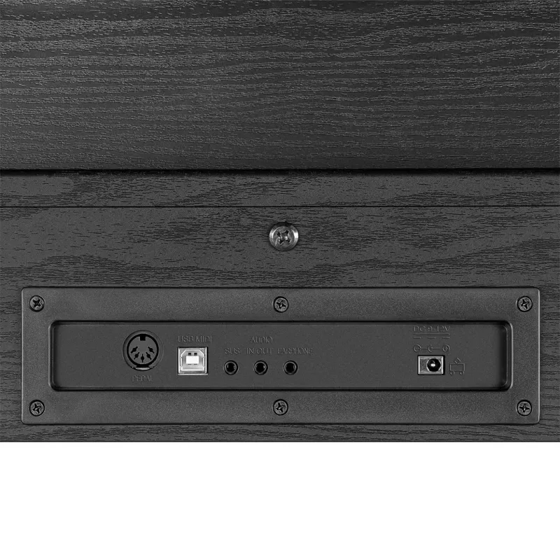 Piano digital Kruger & Matz KMDP-45-BK — teclado de 88 teclas contrapesadas, negro mate