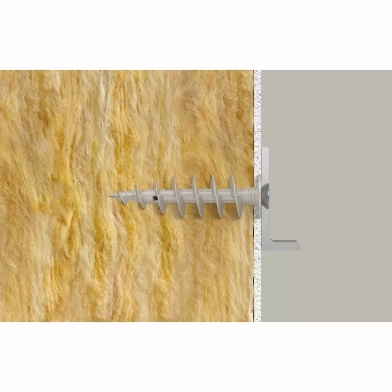 Taco roscado Fischer 570349 FID II Plus 80mm Blanco 25 uds.
