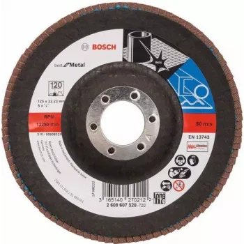 Disco de limpieza Bosch 2 608 607 320 cuello de centrado plano para metal