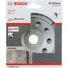 Disco de copa de diamante Bosch 2608601573 125 mm de diámetro, 22,23 mm de taladro para hormigón