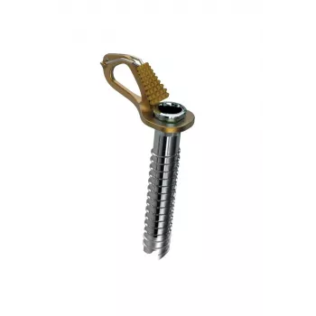 aero lite ice screw 13cm-Amarillo BLUE ICE