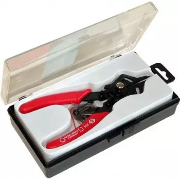 Alicate de anillos de seguridad C.K Tools T3716 mango rojo