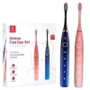 Cepillo de dientes sónico Oclean Flow Find Duo Set Adultos Azul Rosa OCLEAN