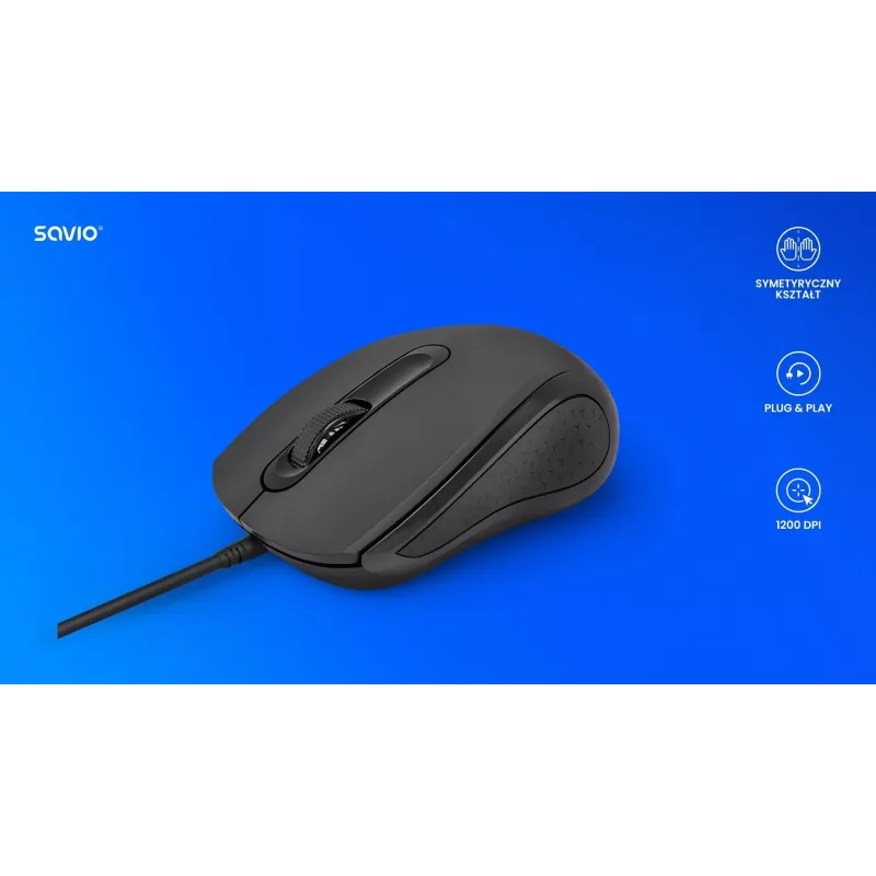 Ratón con cable MB-02 SAVIO