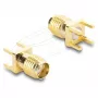 Cambiador de género de cable DELOCK 67411 conector macho SMA dorado – adaptador SMA a SMA