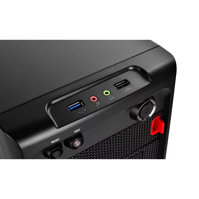 Caja de PC DeepCool DP-MATX-SMTR micro ATX negra