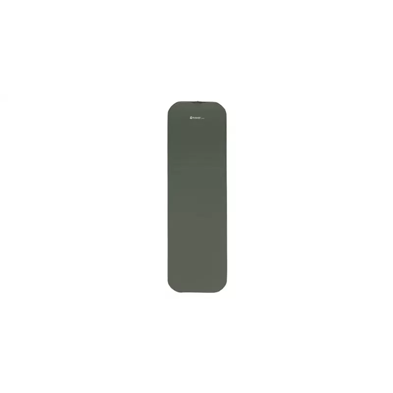 Colchón hinchable individual Outwell 400143 — poliéster, 2030×750×100 mm, verde/gris