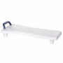 Asiento de bañera ActionMed LW300AM con asa de sujeción – ayuda blanca para la bañera, resistente a la humedad, orificio para colgar