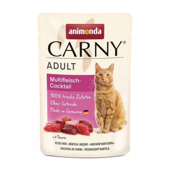 Comida húmeda para gatos Animonda Carny Adult Cóctel de carne 85 g sobre — Ternera, sin cereales, adulto