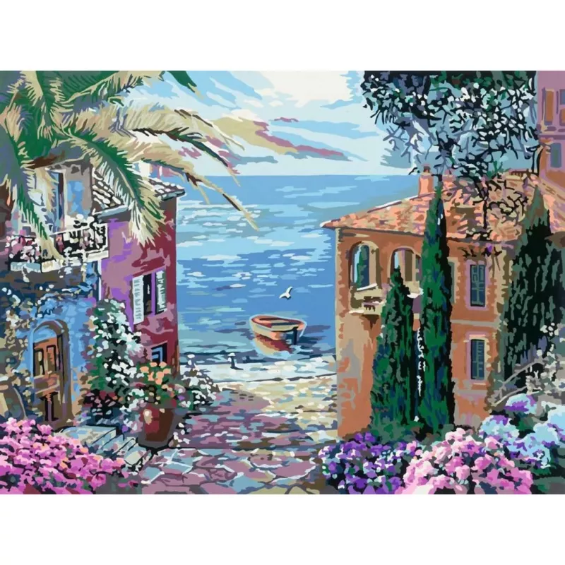 Set de pintura Ravensburger CreArt Mediterrane Landschaft 23913 — set de pintar por números