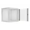 Armario de instalación de pared Lanberg 19'' 12U 600x600mm gris (puerta de cristal)