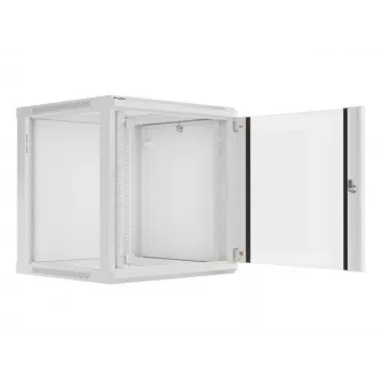 Armario de instalación de pared Lanberg 19'' 12U 600x600mm gris (puerta de cristal)