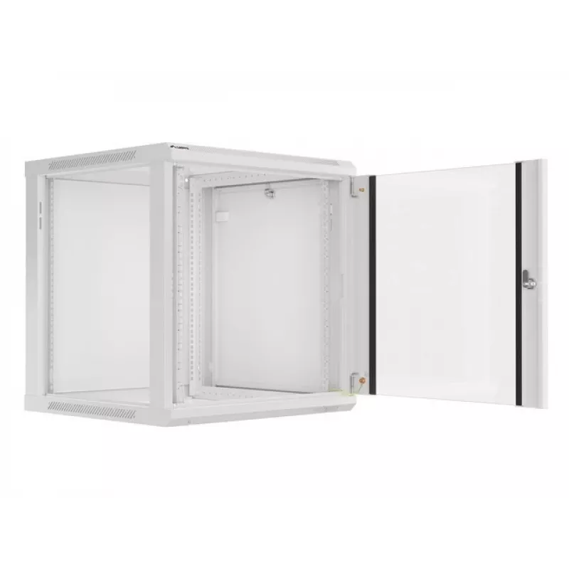 Armario de instalación de pared Lanberg 19'' 12U 600x600mm gris (puerta de cristal)