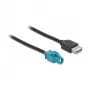 Cable HSD Z hembra a USB 2.0 Type-A hembra 1 m DeLOCK 90502