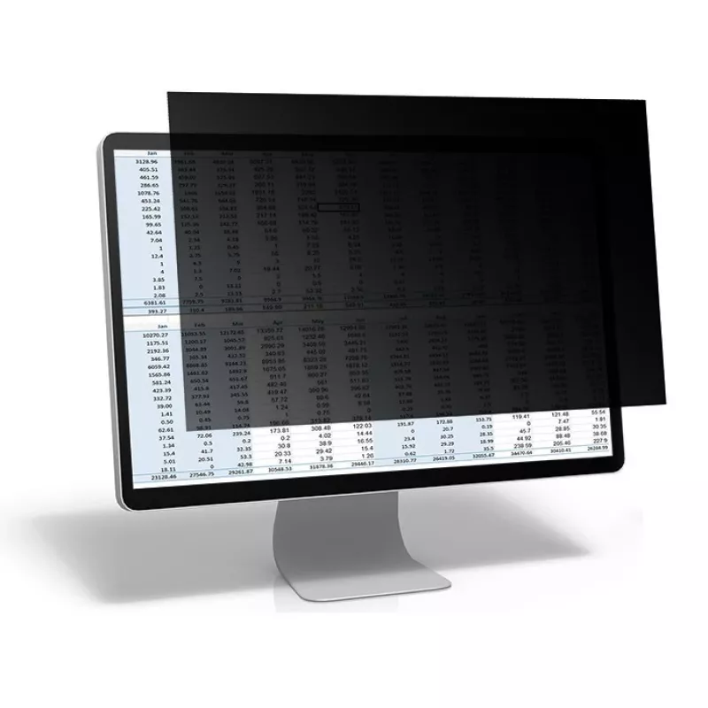 Filtro de privacidad QOLTEC 51059 para monitor de 23,8 inch (60,5 cm), 527 x 296,9 mm, transparente
