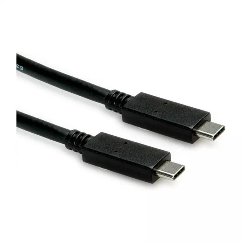 Cable USB ROLINE 11.02.9057 USB 3.2 Gen 2 1 m USB C negro