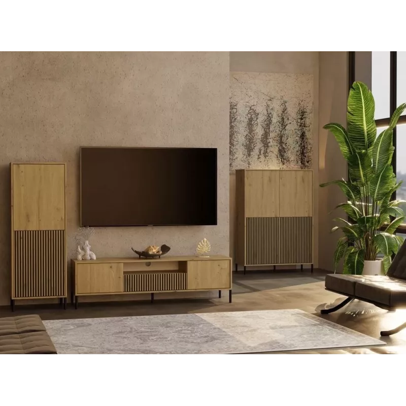 RTV KAMARO 160 esbelto/GŁ roble Artisan