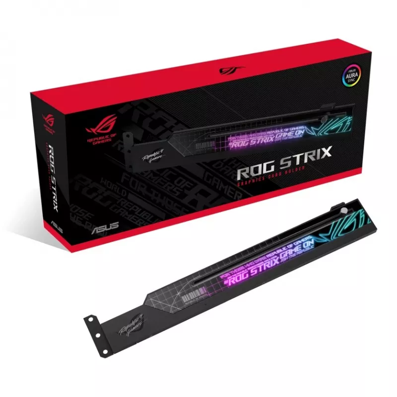 Soporte para tarjeta gráfica ASUS ROG Strix – soporte universal para tarjeta gráfica