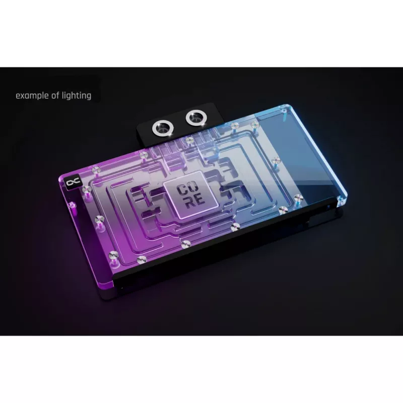 Bloque de agua Alphacool Core para GPU GeForce RTX 5090 con ARGB y backplate