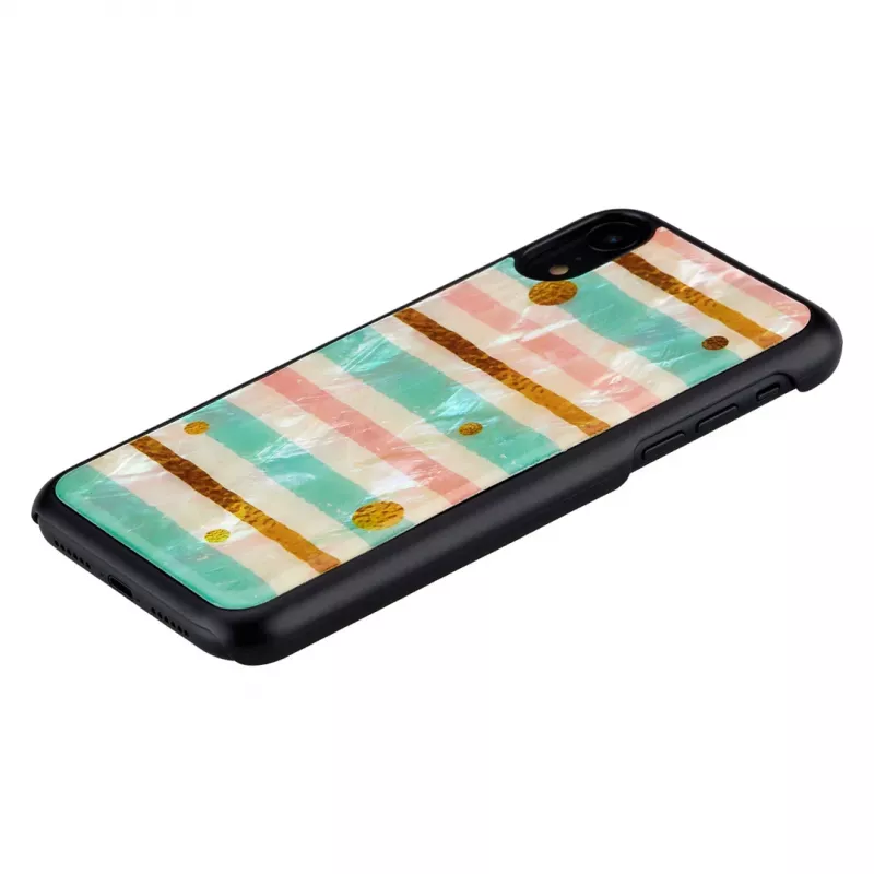 Funda protectora para móvil iKins para iPhone XR — funda protectora menta y negra