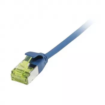 Cable de red RJ45, CAT6A 500 MHz, 10 m, azul, U/FTP, cable redondo Slimline d=3,8 mm, TPE/LSZH (Superflex), AWG32, con cable Cat.7, Synergy 21 (S217339V3)