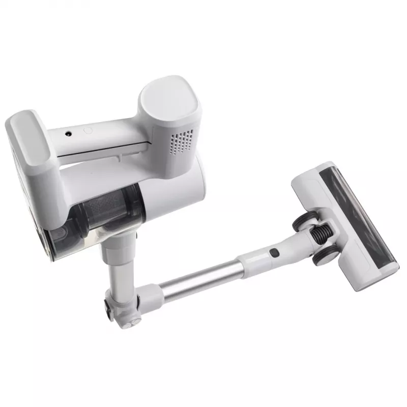 Aspirador de escoba con batería Adler AD 7060 — 350 W, batería de 22 V, hasta 35 min de autonomía, 16000 Pa de succión, sin bolsa, blanco