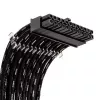 Juego de cables alargadores PHANTEKS PH-CB-CMBO_SSV 500 mm Negro/Plata – alargadores de cables para componentes de PC