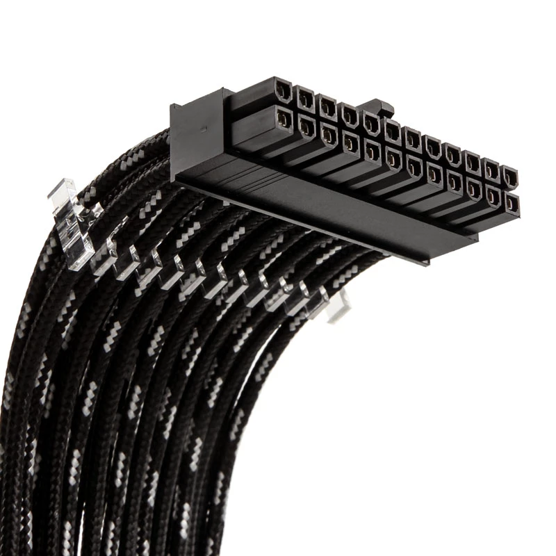 Juego de cables alargadores PHANTEKS PH-CB-CMBO_SSV 500 mm Negro/Plata – alargadores de cables para componentes de PC