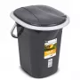 Cubo de inodoro portátil GreenBlue GB320AG — modelo turístico ligero, contenedor de residuos portátil compacto