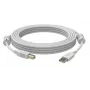 Cable USB Vision 5 m USB 2.0 A a B Blanco