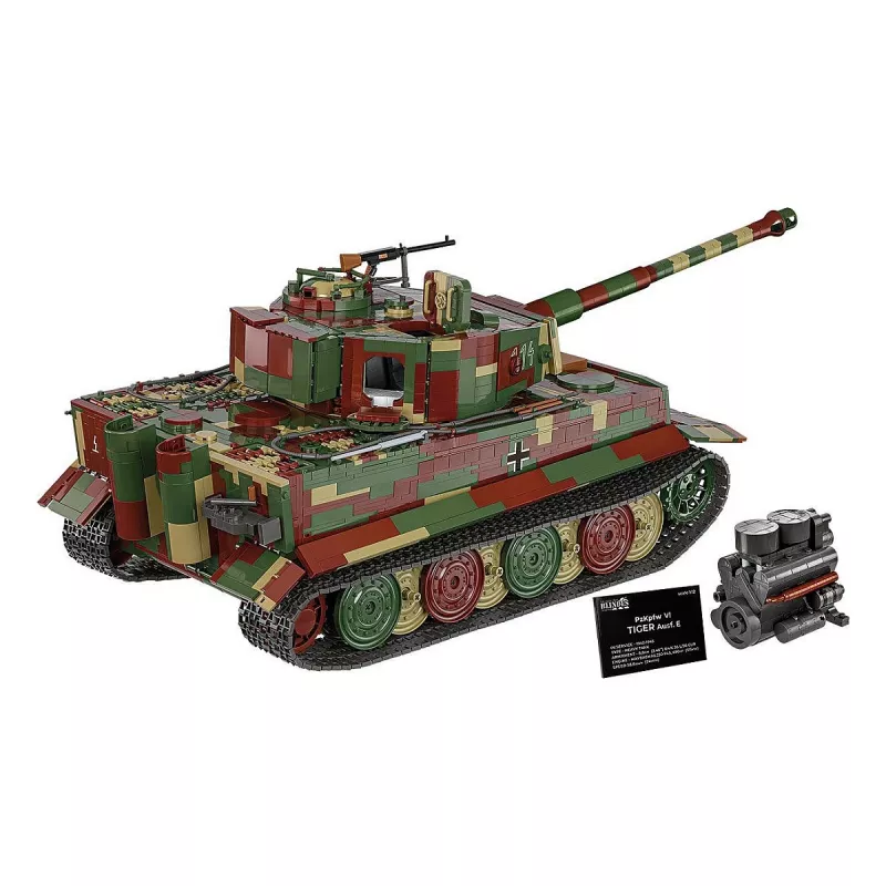 Set de construcción Cobi PzKpfw VI Tiger Ausf. E - Executive Edition, 8000 piezas, plástico, a partir de 12 años
