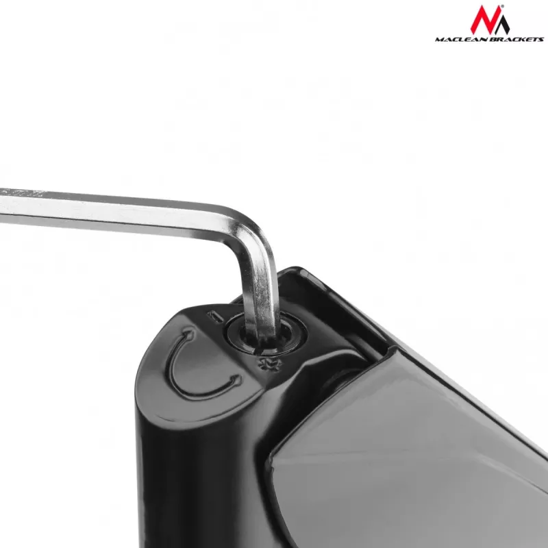 Soporte de monitor de escritorio MACLEAN MC-775 para pantallas de 32 pulgadas (81,3 cm), VESA 75x75–100x100, hasta 8 kg, gris