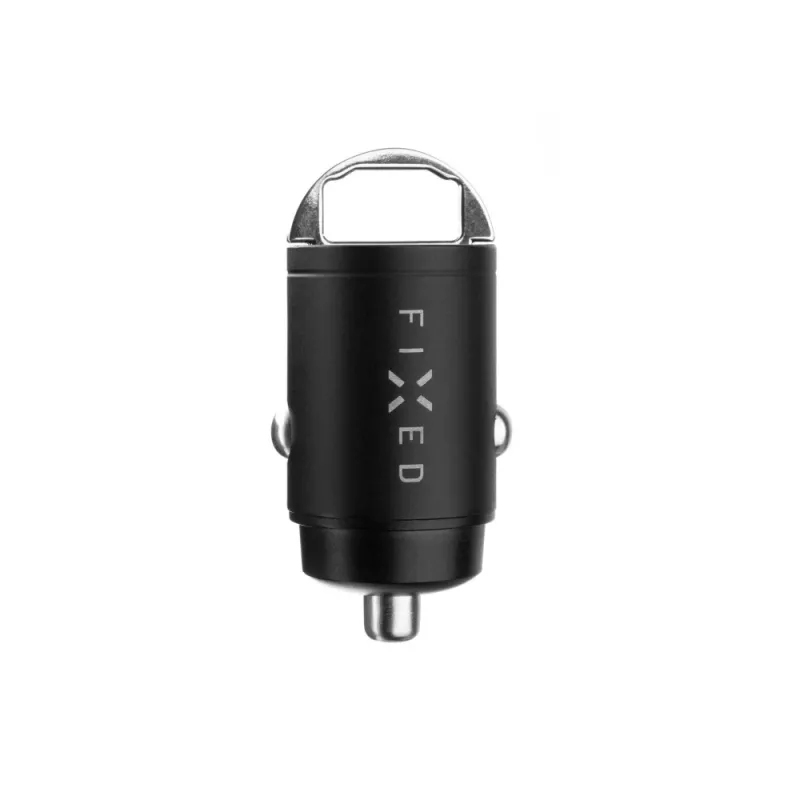 Cargador de coche FIXED FIXCC30M-CU-BK 30W USB‑C para tomas de corriente del vehículo