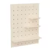 Organizador de cables MACLEAN MC-131 WD tablero de madera para montaje en mesa y pared, carga máx. 20 kg