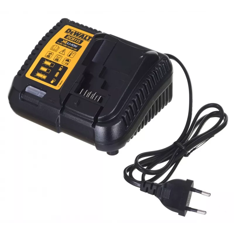 Set combinado para herramientas eléctricas DeWALT DCK2080P2T-QW — 18V Li‑Ion 5Ah (2x), amoladora angular DCG405, taladro atornillador, rosca de plato de lijado M14, maletín de transporte