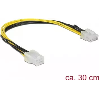 Cable de alimentación interno DeLOCK 85535 0,3 m PCI-E 6 pines a 8 pines
