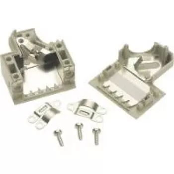 Carcasa D-SUB Harting nº de polos: 9 plástico 45° gris 09 67 009 0573 1 ud. (09 67 009 0573)