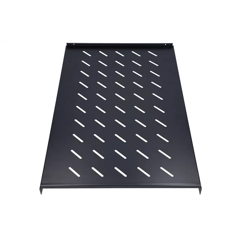 Base para rack Extralink 1U 750 mm negro para armarios de 1000 mm de profundidad