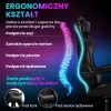 Extralink Gaming | Silla gaming | Oficina, giratoria, asiento envolvente, negra, G-524