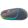 Ratón inalámbrico Canyon MW-22 2 en 1 RGB - gris - Bluetooth/RF - 1.600 dpi - recargable